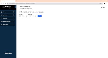 Invoice summary