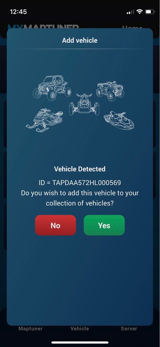 Add vehicle Maptuner