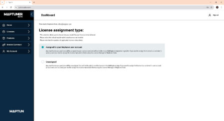 dashboard default setting